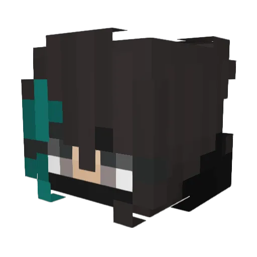 Ryu_0721 Minecraft avatar head, 3D render