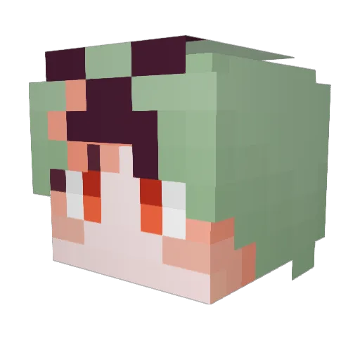 Ryu_Ahel Minecraft avatar head, 3D render