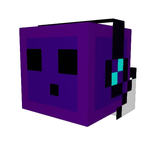 Ryu_GenJi Minecraft avatar head, 3D render