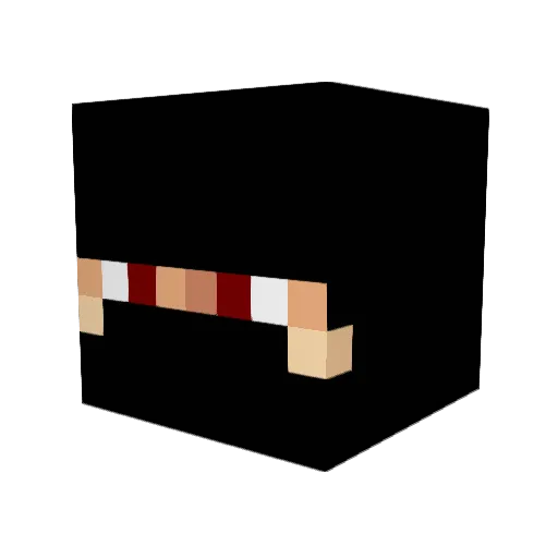 Ryu_Protex Minecraft avatar head, 3D render