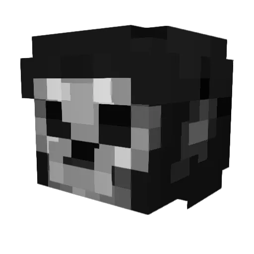 Ryu_z7 Minecraft avatar head, 3D render