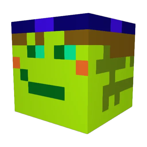 RyukL6248 Minecraft avatar head, 3D render