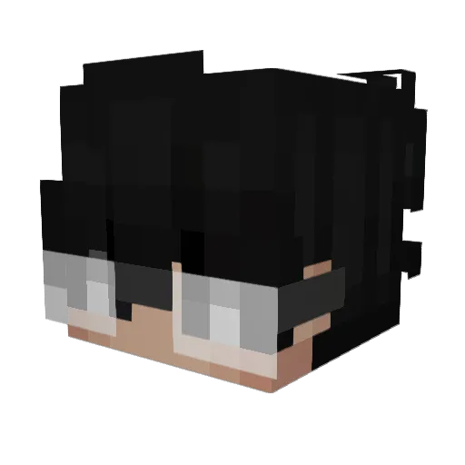 RyukShowMaker Minecraft avatar head, 3D render