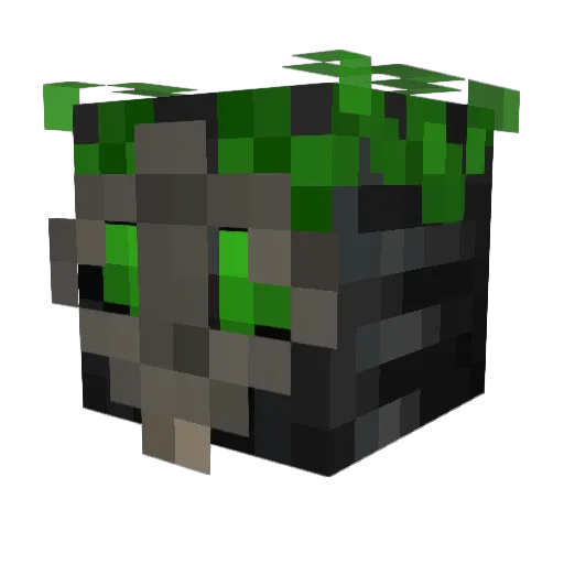 Ryuk_666 Minecraft avatar head, 3D render