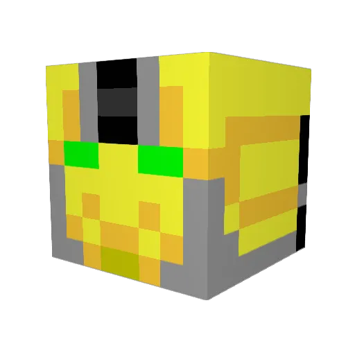 Ryukokki123 Minecraft avatar head, 3D render