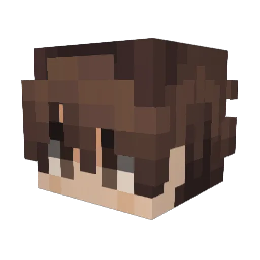 Ryus1 Minecraft avatar head, 3D render