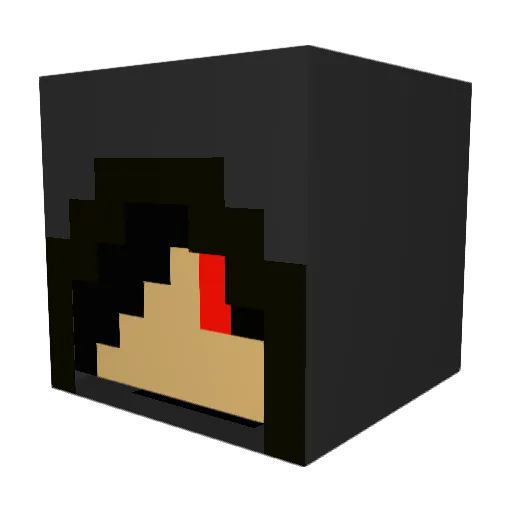 Ryusei719 Minecraft avatar head, 3D render