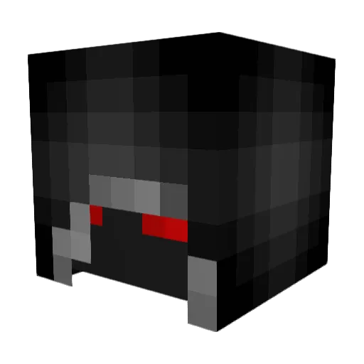 Ryushh Minecraft avatar head, 3D render