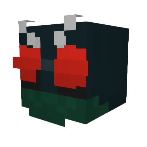 Ryuu_Yosuke Minecraft avatar head, 3D render