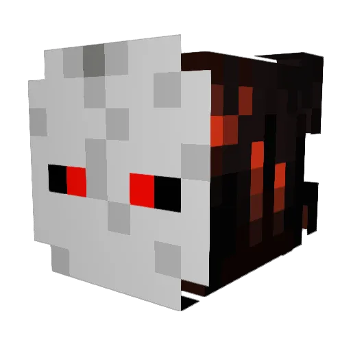 Ryuuk_TWC Minecraft avatar head, 3D render