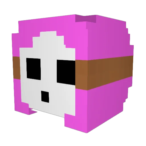 Minecraft-Avatar von Ryuumine: Kopf als 3D-Render