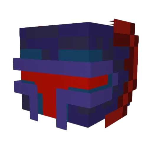 RyzGamer45 Minecraft avatar head, 3D render