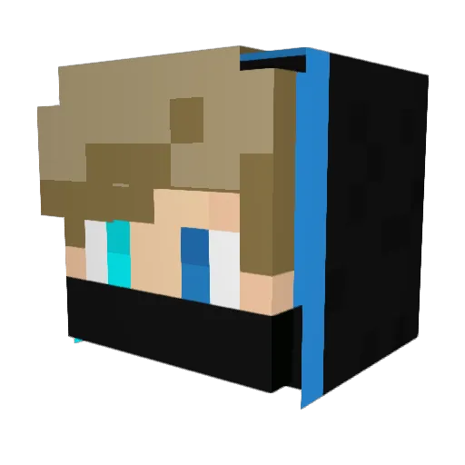Ryze939 Minecraft avatar head, 3D render