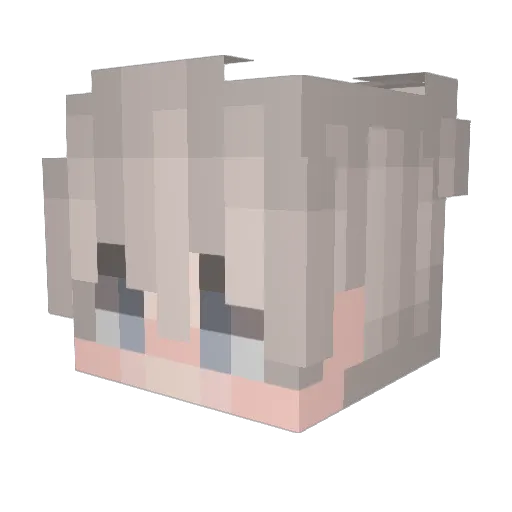 RyzeOF Minecraft avatar head, 3D render