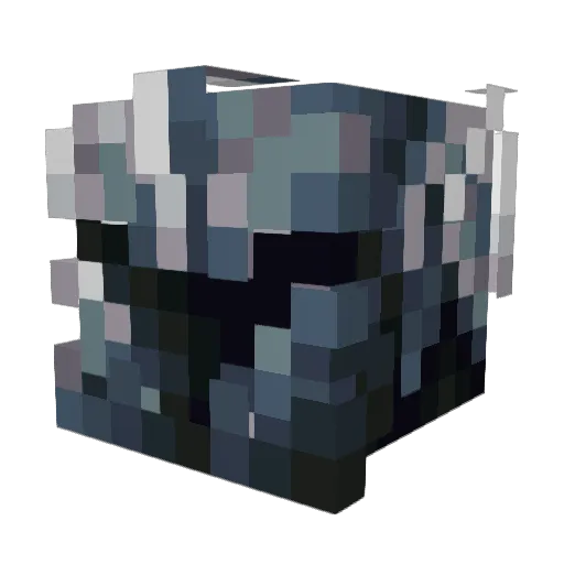 Ryzent Minecraft avatar head, 3D render
