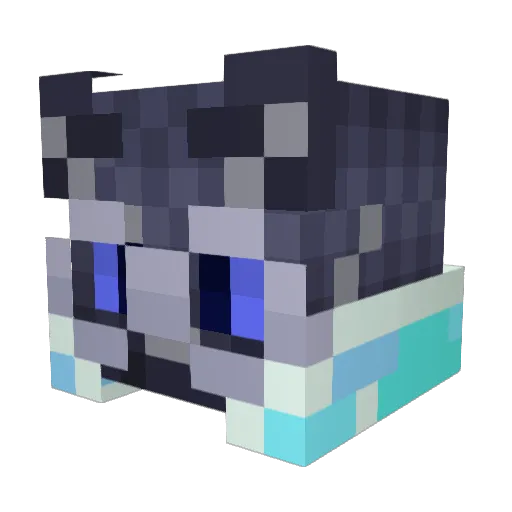 Ryzhes Minecraft avatar head, 3D render