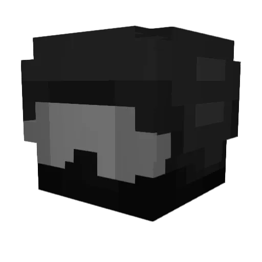 Ryzn74 Minecraft avatar head, 3D render