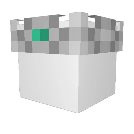 RyzzenUp Minecraft avatar head, 3D render