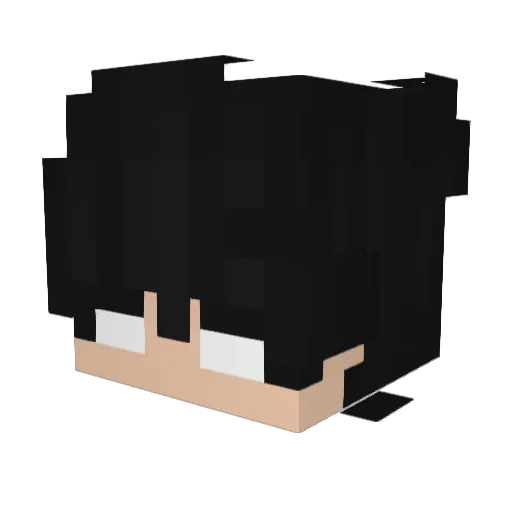 Rzsamir Minecraft avatar head, 3D render