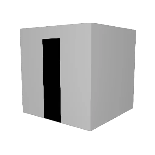 Rztavy Minecraft avatar head, 3D render