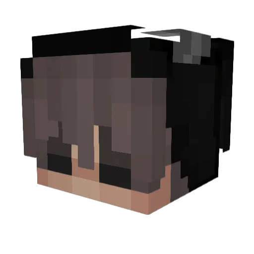 Rzutka Minecraft avatar head, 3D render