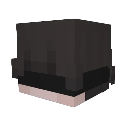 Rzyk Minecraft avatar head, 3D render