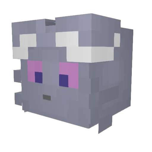 S00tie Minecraft avatar head, 3D render