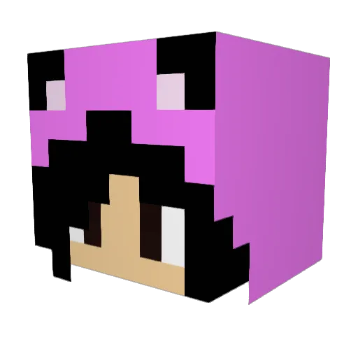 S041E Minecraft avatar head, 3D render
