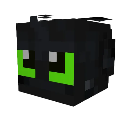 S0ARING Minecraft avatar head, 3D render