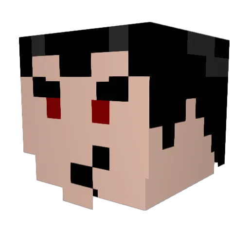 S0DAz Minecraft avatar head, 3D render