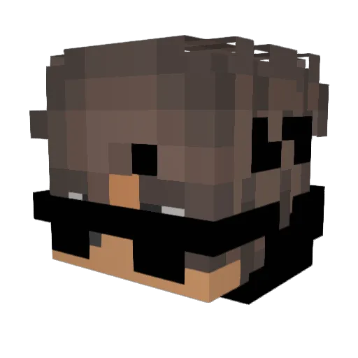 S0GGY_MUFFIN Minecraft avatar head, 3D render