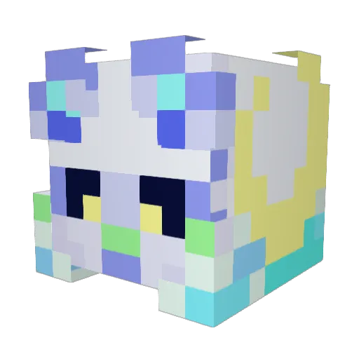 S0LAC3_ENT1TY Minecraft avatar head, 3D render