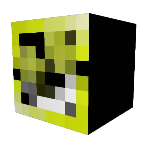 S0M0T Minecraft avatar head, 3D render