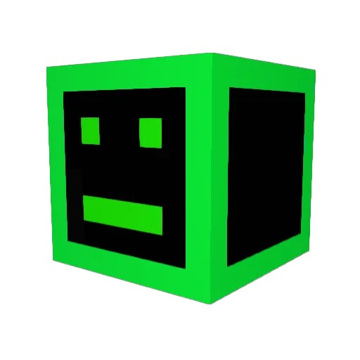 S0UU Minecraft avatar head, 3D render