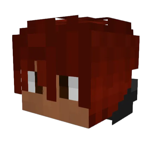 S0dichlori Minecraft avatar head, 3D render