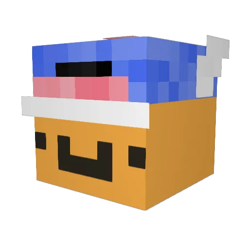 S0ez1 Minecraft avatar head, 3D render