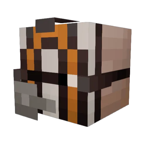 S0ka87 Minecraft avatar head, 3D render