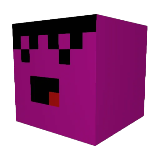 S0m0n Minecraft avatar head, 3D render