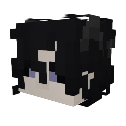 S0mmi Minecraft avatar head, 3D render