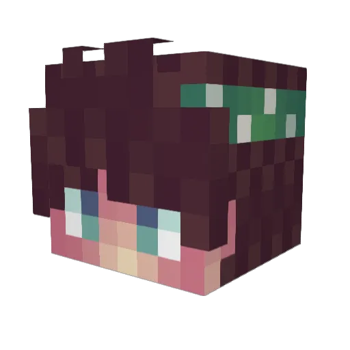 S0ndrA23 Minecraft avatar head, 3D render