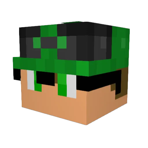 S0nicDeCalcinha Minecraft avatar head, 3D render
