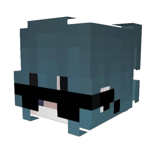 S0nnika Minecraft avatar head, 3D render