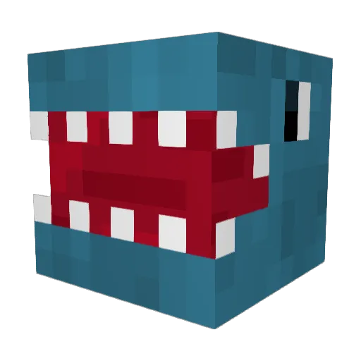 S0okie Minecraft avatar head, 3D render