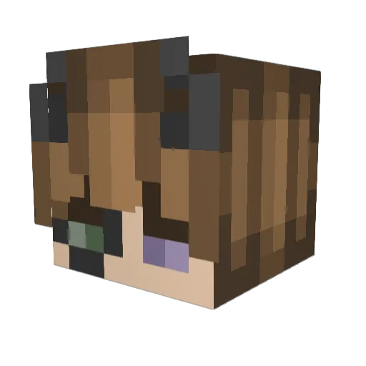 S0r1nn Minecraft avatar head, 3D render