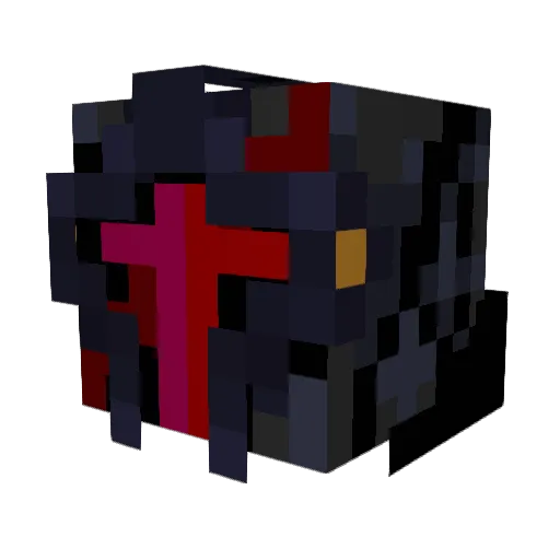 S0ual Minecraft avatar head, 3D render