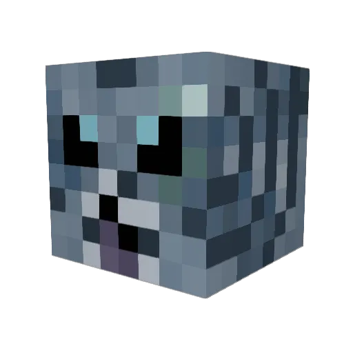 S0ulF0cus Minecraft avatar head, 3D render