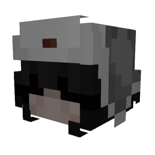 S0upL0v3r Minecraft avatar head, 3D render