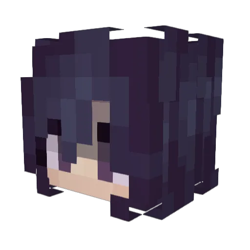 S0y4a Minecraft avatar head, 3D render
