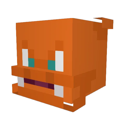S11SN Minecraft avatar head, 3D render