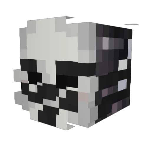 S17PacketEntity Minecraft avatar head, 3D render